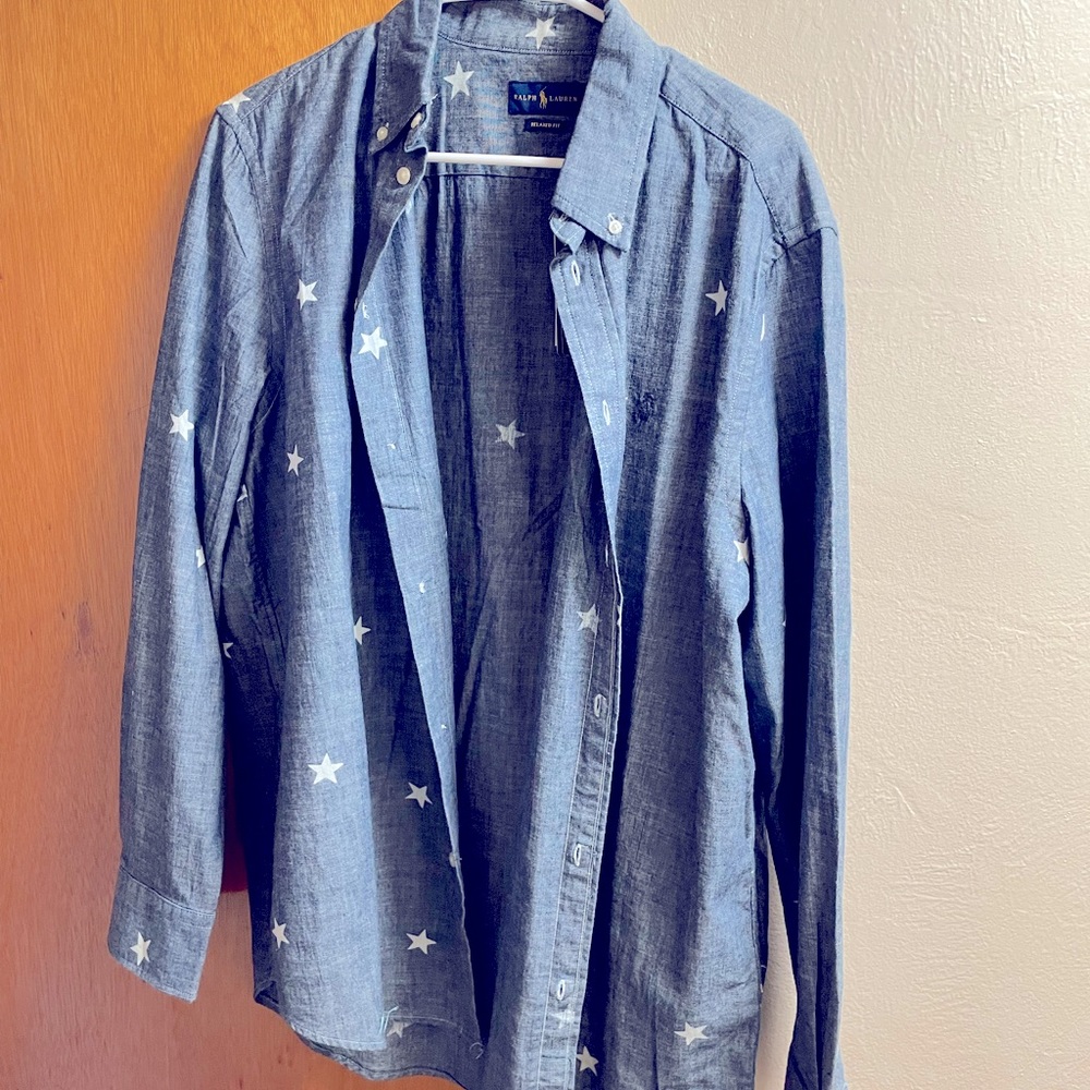 Brand new jean shirt by Ralph Lauren